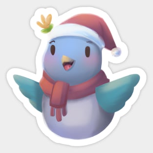 Cute Pigeon Drawing Sticker